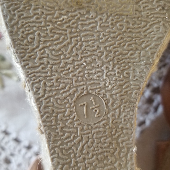 Rose Gold wedge espadrilles - Picture 4 of 6